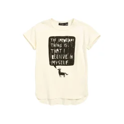 Rock Your Baby Overalls & Jumpsuits> Believe In Myself Unicorn T-Shirt Dress * Final Sale