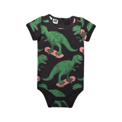Rock Your Baby Onesies> Dino Skater Bodysuit