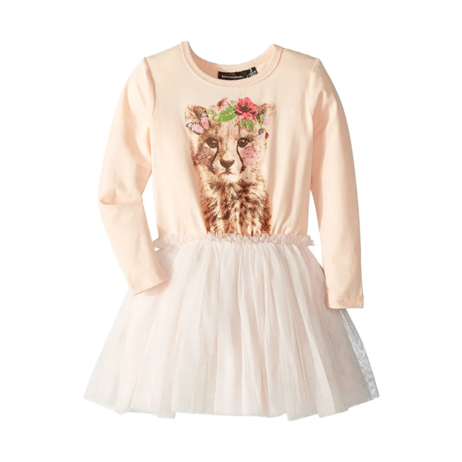 Rock Your Baby Overalls & Jumpsuits> Floral Cheetah Circus Dress