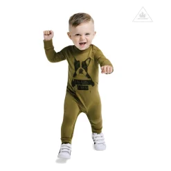 Rock Your Baby Overalls> Normal Is Boring Long Sleeve Playsuit * Final Sale