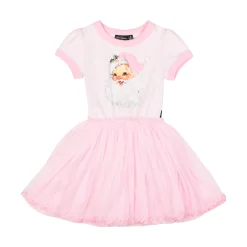 Rock Your Baby Overalls & Jumpsuits> Pink Santa Ss Circus Dress