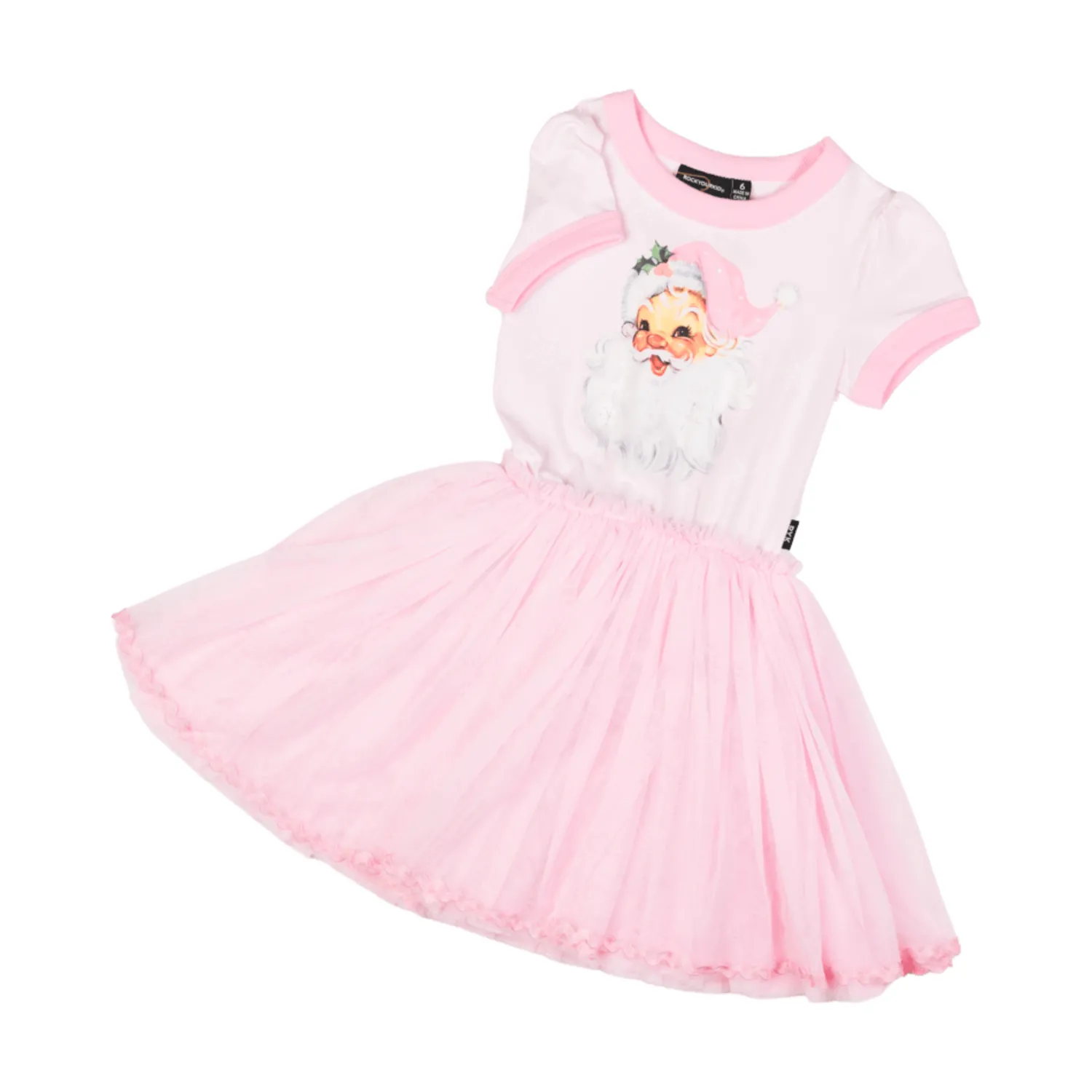 Rock Your Baby Overalls & Jumpsuits> Pink Santa Ss Circus Dress