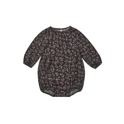Rylee And Cru Rompers>Rylee + Cru Baby Long Sleeve Bubble Romper Dark Floral