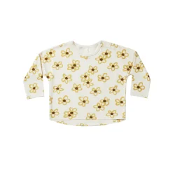 Rylee And Cru Long Sleeve T Shirts>Rylee + Cru Baby Long Sleeve Tee Daisy