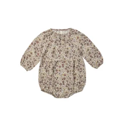 Rylee And Cru Rompers>Rylee + Cru Baby Long Sleeve Bubble Romper Autumn Floral