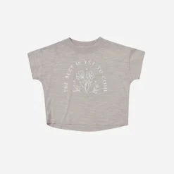 Rylee And Cru Long Sleeve T Shirts>Rylee + Cru Boxy Tee || The Best Is Yet To Come