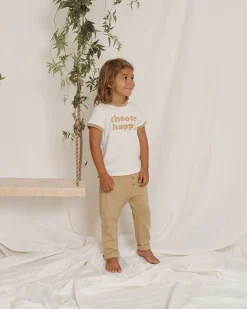 Rylee And Cru Long Sleeve T Shirts>Rylee + Cru Choose Happy Ringer