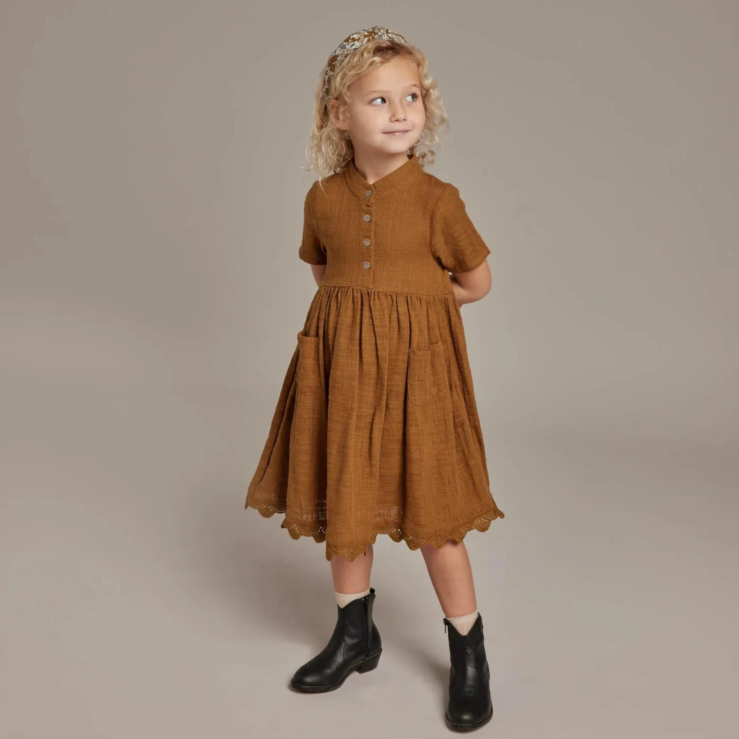 Rylee And Cru Overalls & Jumpsuits>Rylee + Cru Esme Dress || Chartreuse