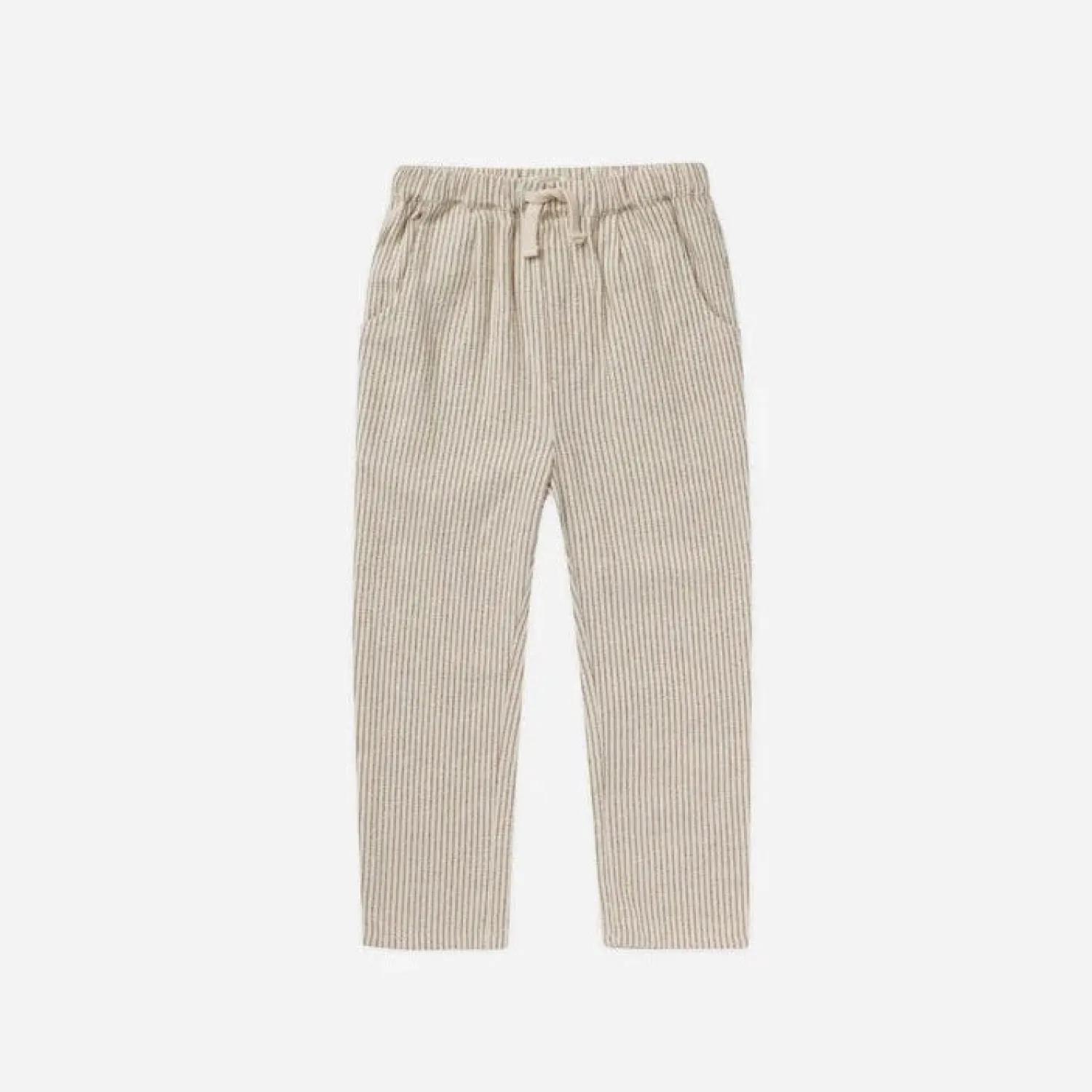 Rylee And Cru Pants>Rylee + Cru Ethan Trouser || Brass Pinstripe