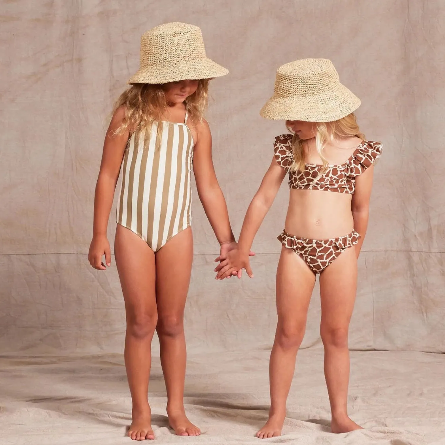 Rylee And Cru Face Masks>Rylee + Cru Hanalei Bikini || Giraffe Spots