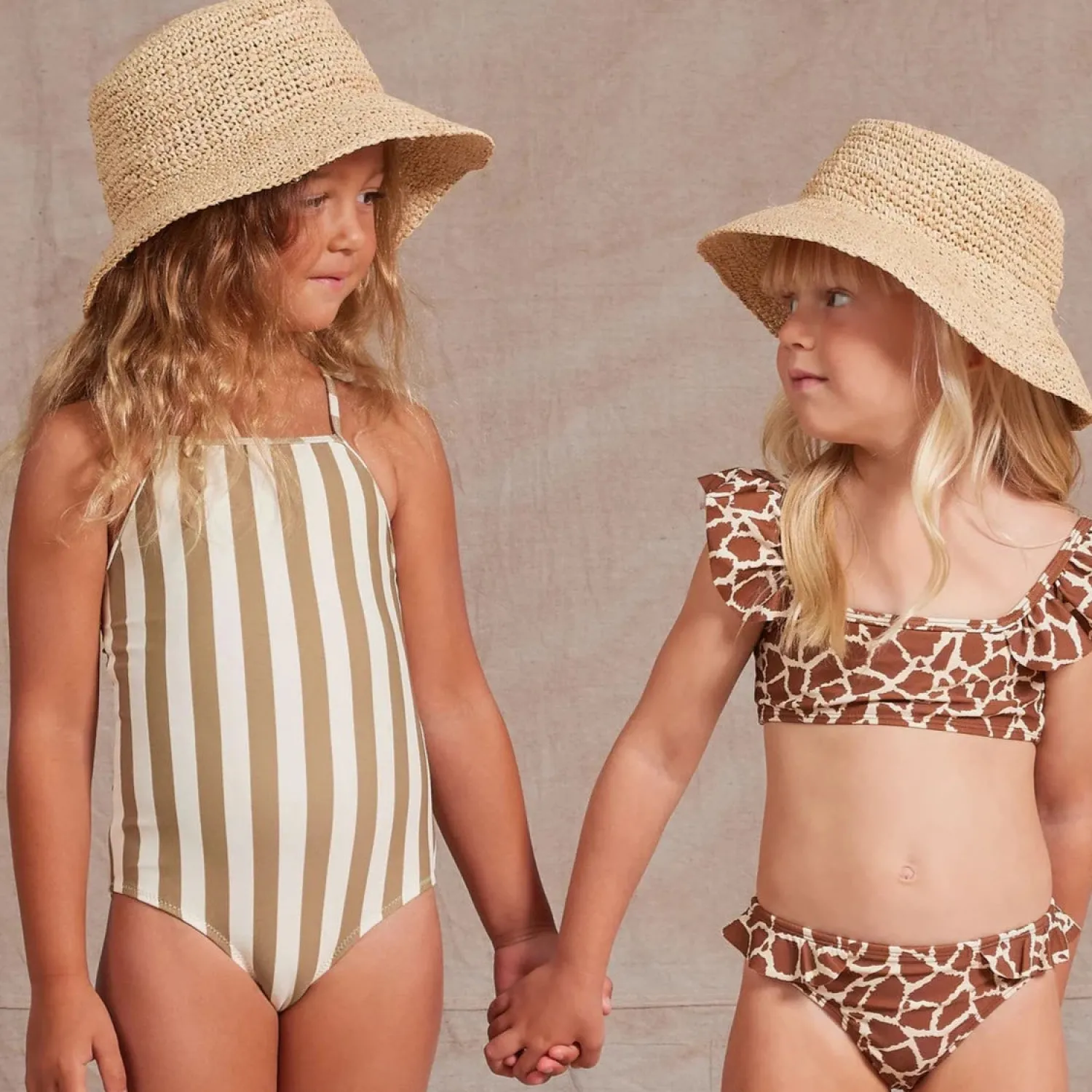 Rylee And Cru Face Masks>Rylee + Cru Hanalei Bikini || Giraffe Spots