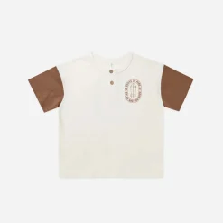 Rylee And Cru T Shirts>Rylee + Cru Henley Contrast Tee || Skate Of Mind