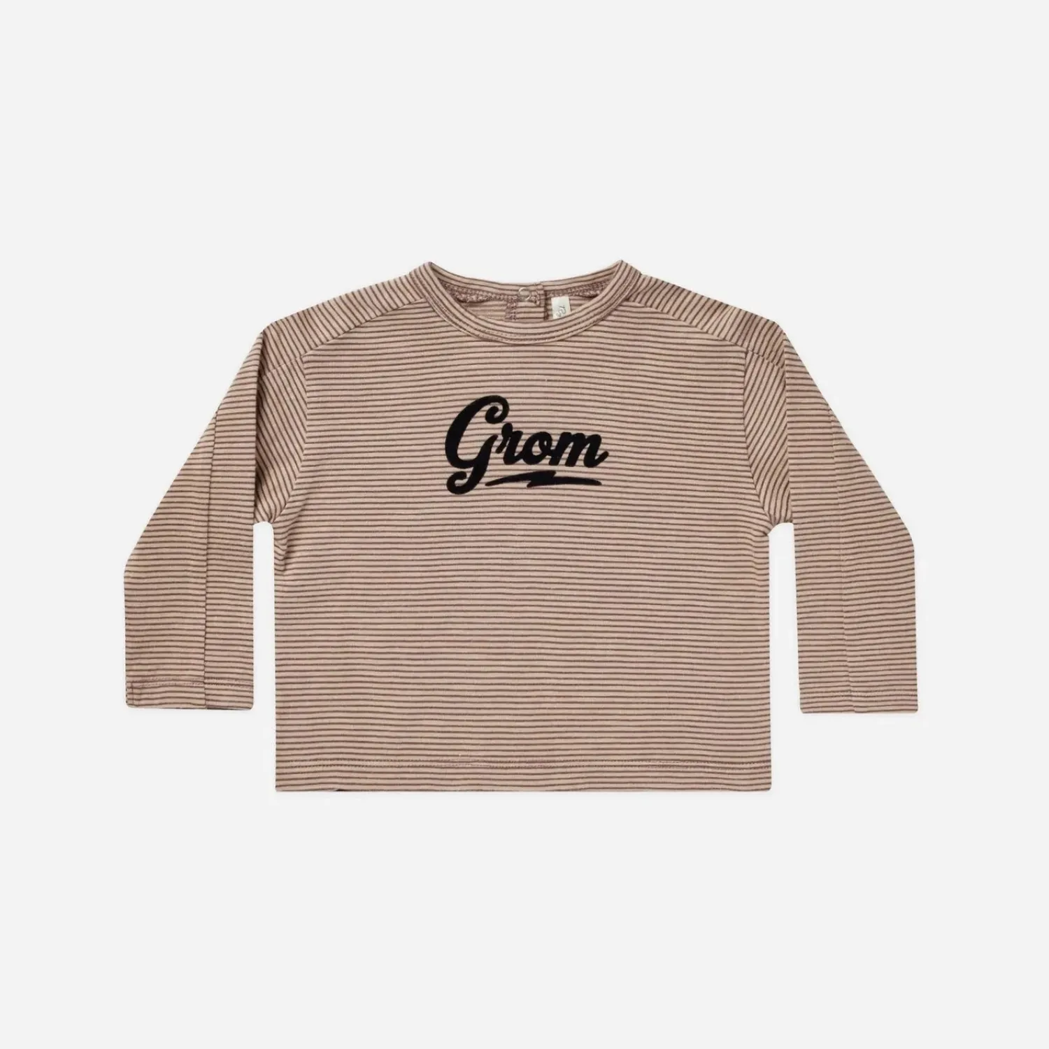Rylee And Cru Long Sleeve T Shirts>Rylee + Cru Long Sleeve Paneled Tee || Grom