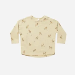Rylee And Cru Long Sleeve T Shirts>Rylee + Cru Long Sleeve Tee || Deer
