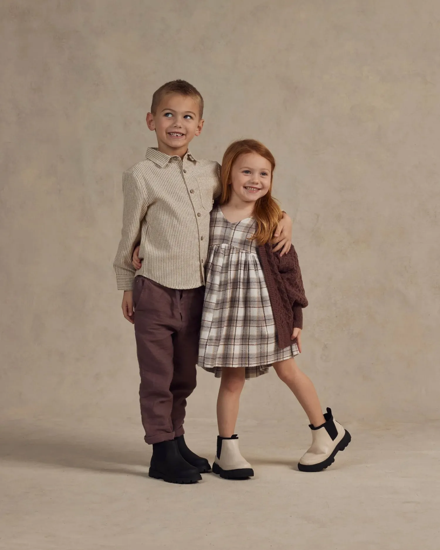 Rylee And Cru Overalls & Jumpsuits>Rylee + Cru Maxwell Dress || Blue Flannel