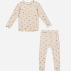 Rylee And Cru Face Masks>Rylee + Cru Modal Pajama Set || Holly Berry