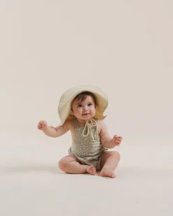 Rylee And Cru Rompers>Rylee + Cru Norah Romper Sage Garden