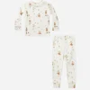 Rylee And Cru Face Masks>Rylee + Cru Organic Pajama Set || Nutcracker