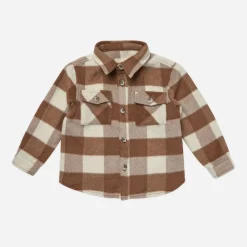 Rylee And Cru Jackets>Rylee + Cru Plaid Shacket || Cedar Plaid