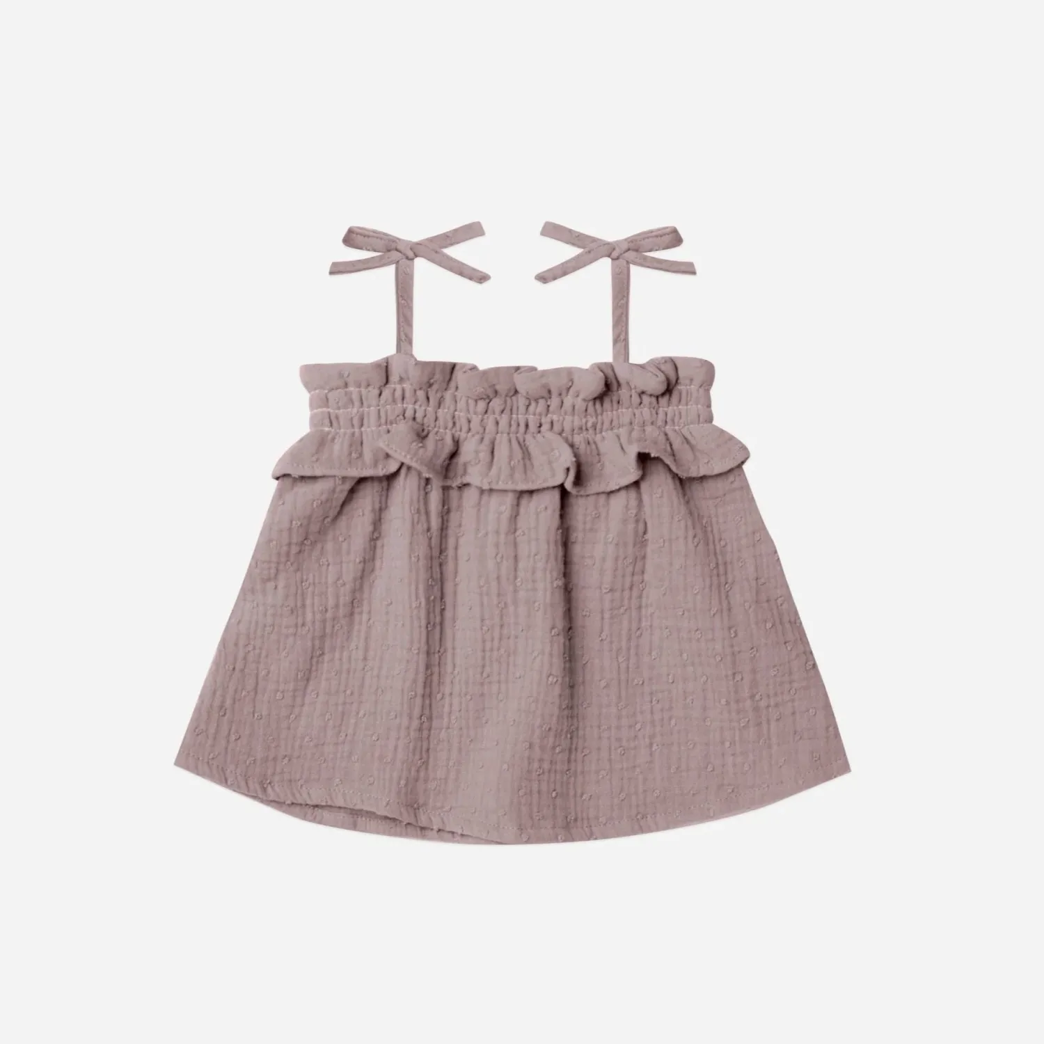 Rylee And Cru Face Masks>Rylee + Cru Ruffle Tube Top || Purple