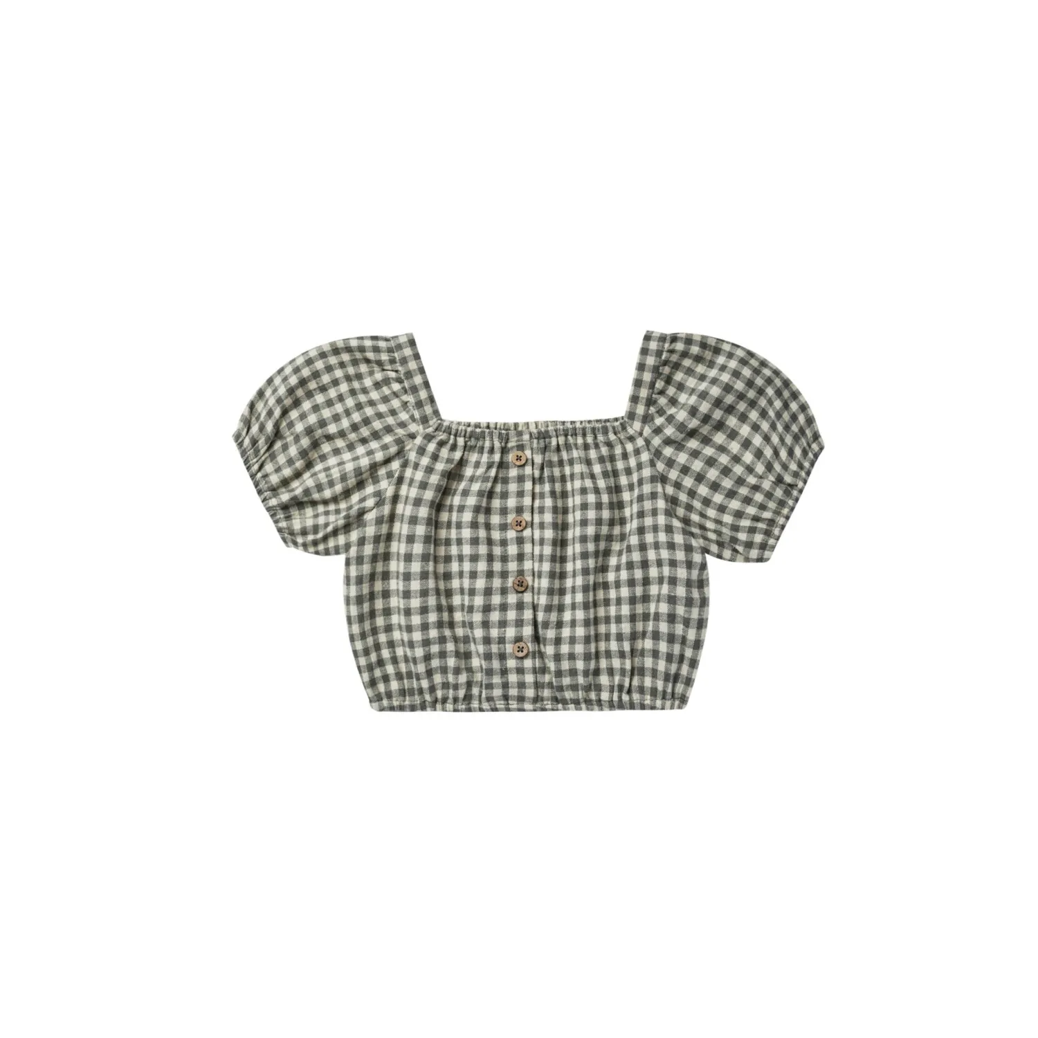 Rylee And Cru Face Masks>Rylee + Cru Skipper Top Marine Gingham