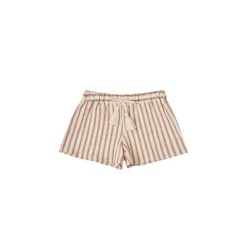 Rylee And Cru Overalls & Jumpsuits>Rylee + Cru Striped Solana Short Natural Amber