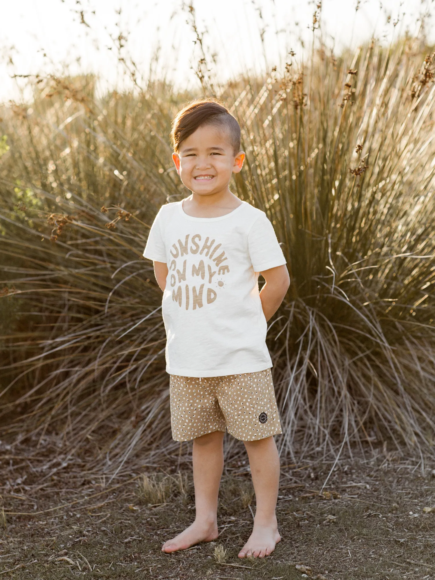 Rylee And Cru T Shirts>Rylee + Cru Sunshine On My Mind Basic Tee