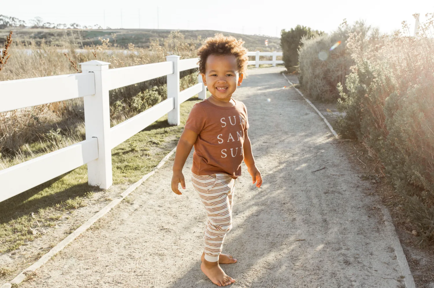 Rylee And Cru Pants>Rylee + Cru Terry Amber Stripe Sweatpants
