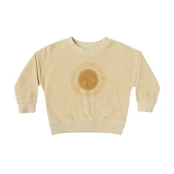 Rylee And Cru Hoodies>Rylee + Cru Terry Crewneck Sun Pullover