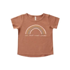 Rylee And Cru Long Sleeve T Shirts> Basic Tee Rainbow