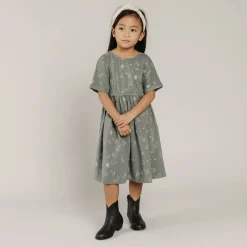 Rylee And Cru Overalls & Jumpsuits> Kat T-Shirt Dress Woods Indigo