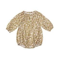 Rylee And Cru Rompers> Long Sleeve Bubble Romper Ditsy Floral
