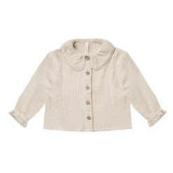 Rylee And Cru Skirts> Oversized Collar Blouse Stone