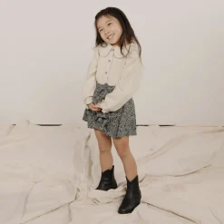 Rylee And Cru Skirts> Oversized Collar Blouse Stone