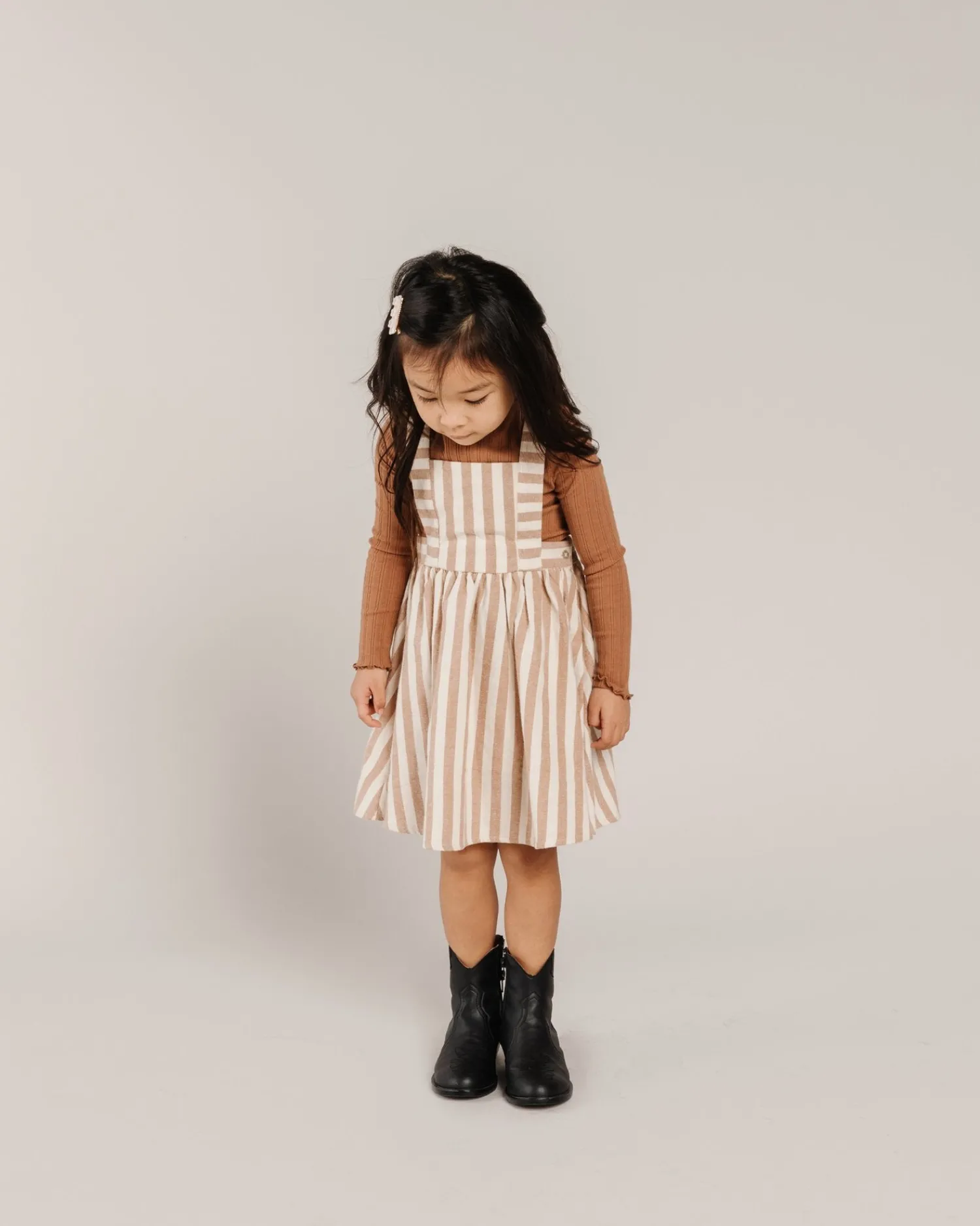 Rylee And Cru Overalls & Jumpsuits> Pinafore Dress Retro Stripe