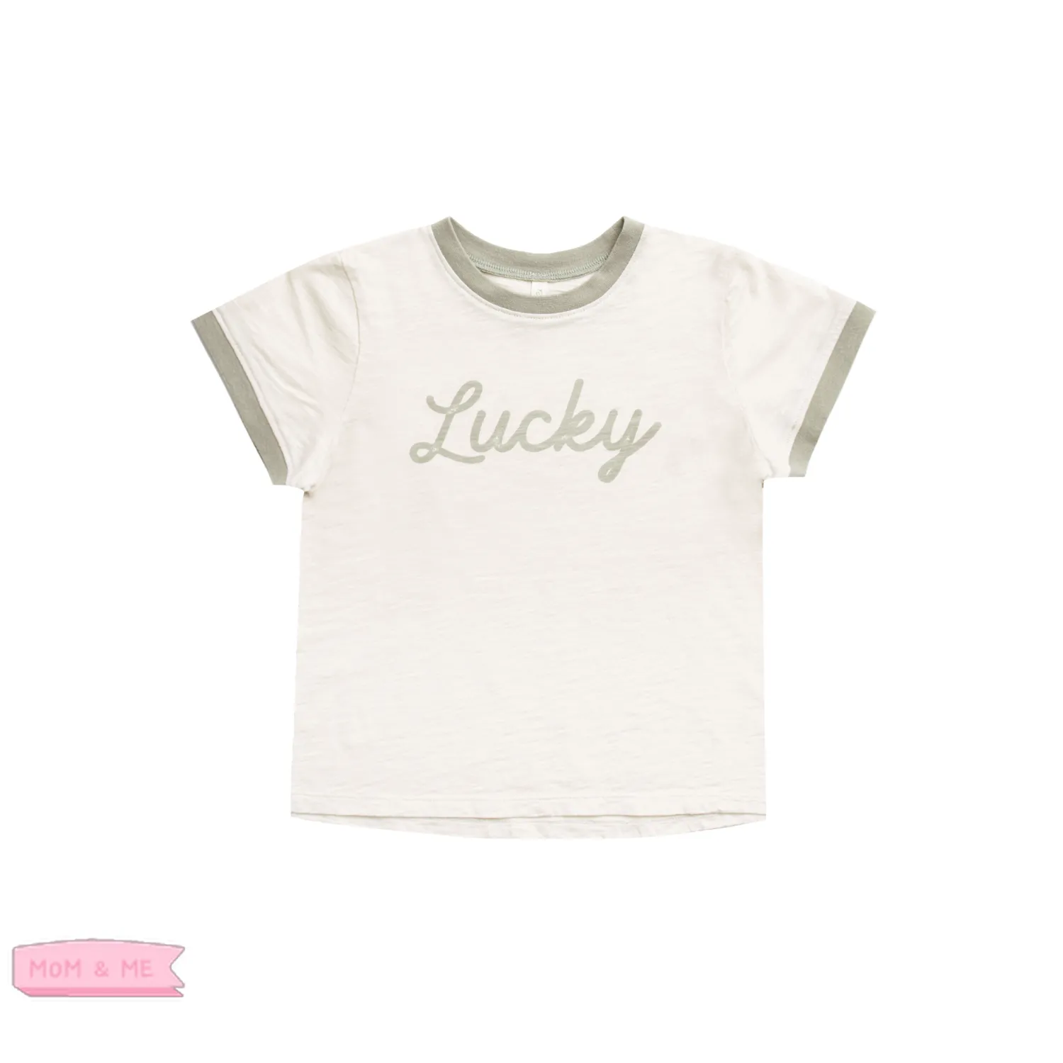 Rylee And Cru Long Sleeve T Shirts> Ringer Tee Lucky