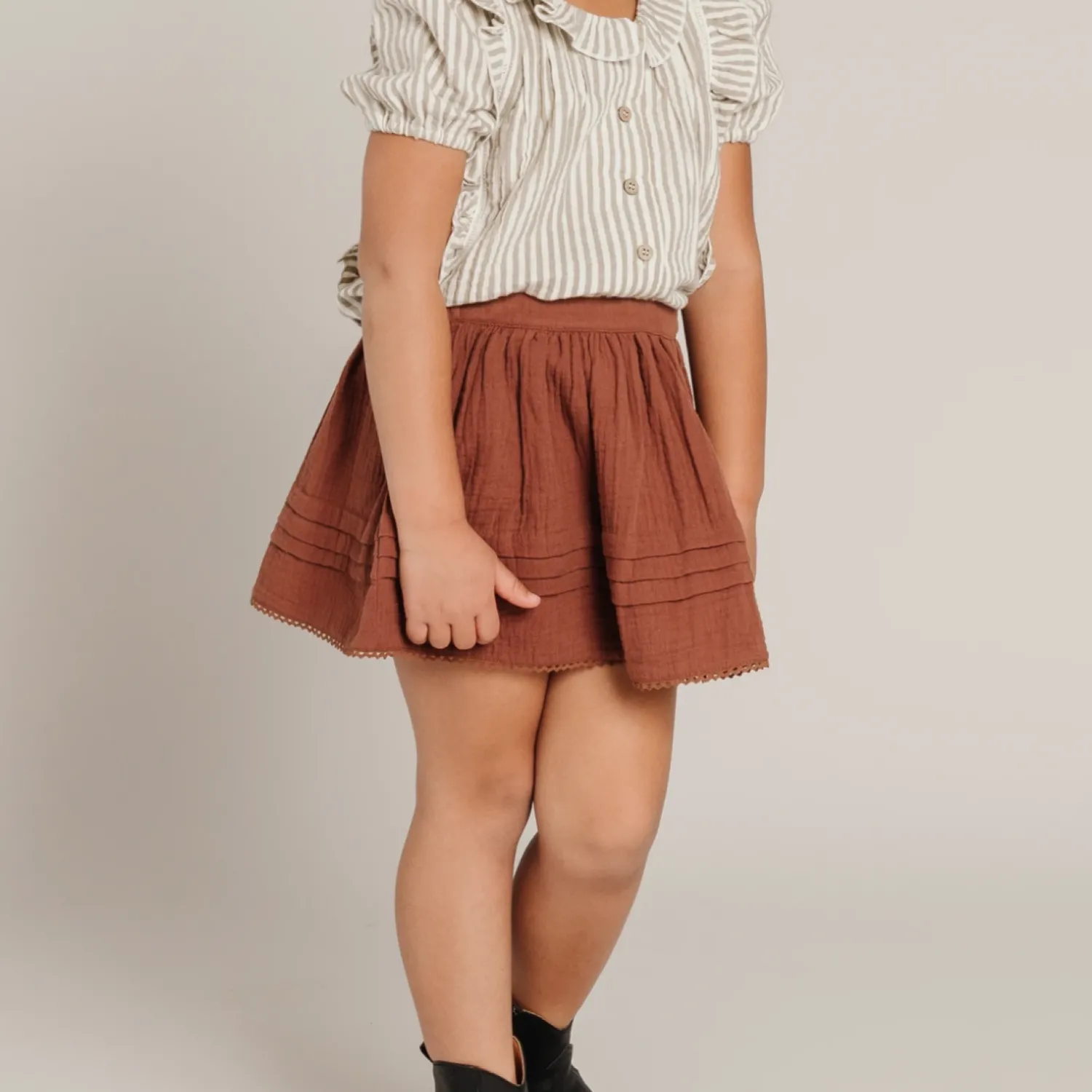 Rylee And Cru Dresses> Simple Skirt Wine