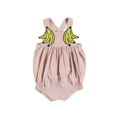 Stella McCarney Kids Onesies>Stella Mccartney Kids Baby Girl Banana Patch Powder Pink Onesie