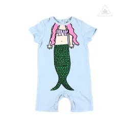 Stella McCarney Kids Rompers>Stella Mccartney Kids Baby Girl Mermaid Print Romper