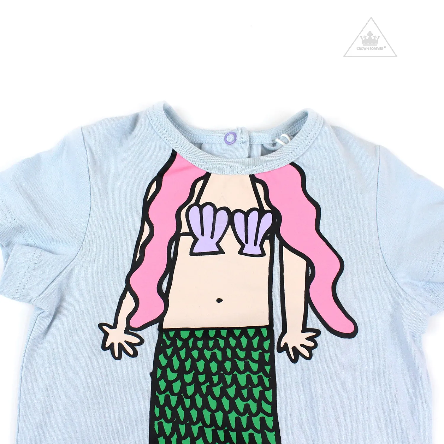 Stella McCarney Kids Rompers>Stella Mccartney Kids Baby Girl Mermaid Print Romper