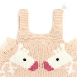 Stella McCarney Kids Onesies>Stella Mccartney Kids Baby Girl Giraffe Cotton-Wool Body