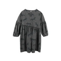 Stella McCarney Kids Overalls & Jumpsuits>Stella Mccartney Kids Bleached Horses Chambray Dress