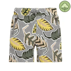 Stella McCarney Kids Shorts>Stella Mccartney Kids Boys Palm Leaf Fleece Shorts