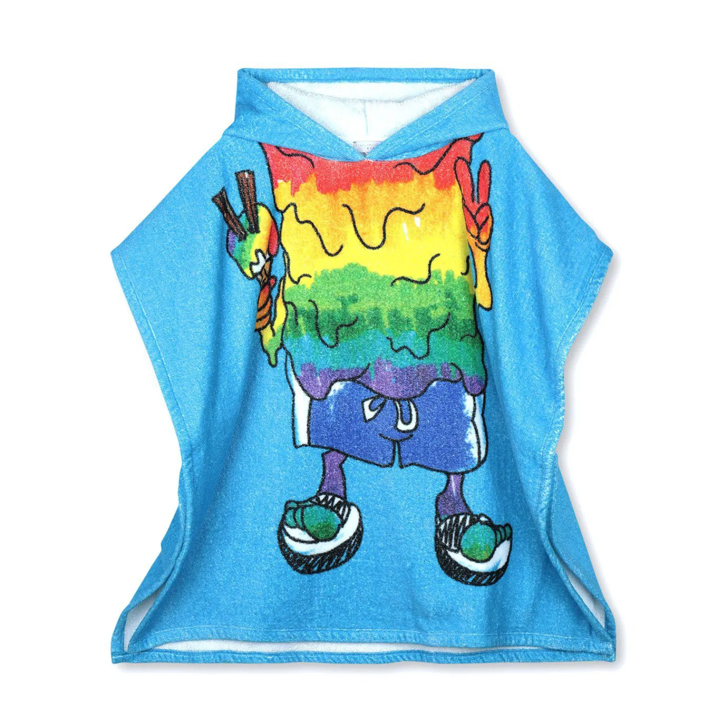 Stella McCarney Kids Beach>Stella Mccartney Kids Boy Rainbow Monster Towel Blue