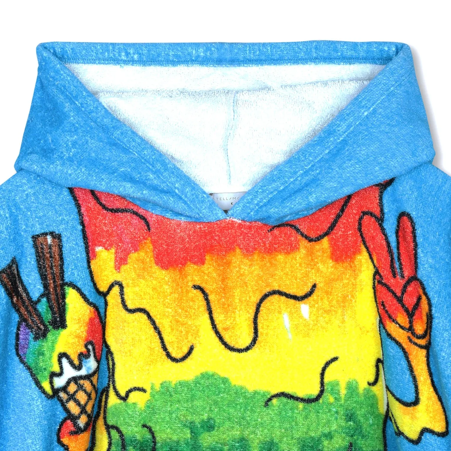 Stella McCarney Kids Beach>Stella Mccartney Kids Boy Rainbow Monster Towel Blue