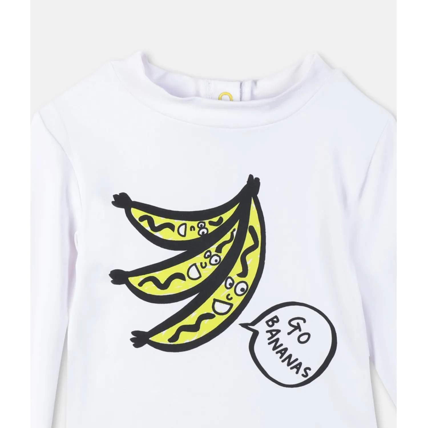 Stella McCarney Kids Beach>Stella Mccartney Kids Go Bananas Swim Top