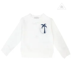 Stella McCarney Kids Hoodies>Stella Mccartney Kids Organic Cotton Palm Sweatshirt