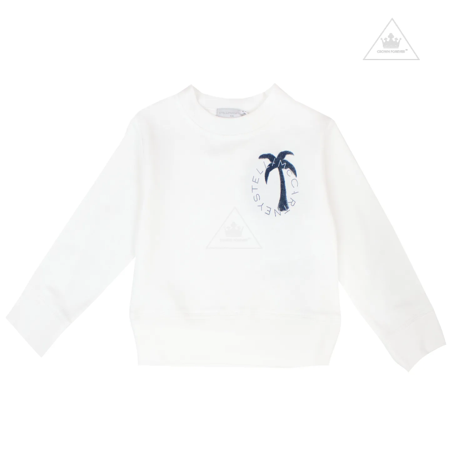 Stella McCarney Kids Hoodies>Stella Mccartney Kids Organic Cotton Palm Sweatshirt