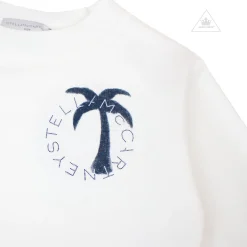 Stella McCarney Kids Hoodies>Stella Mccartney Kids Organic Cotton Palm Sweatshirt