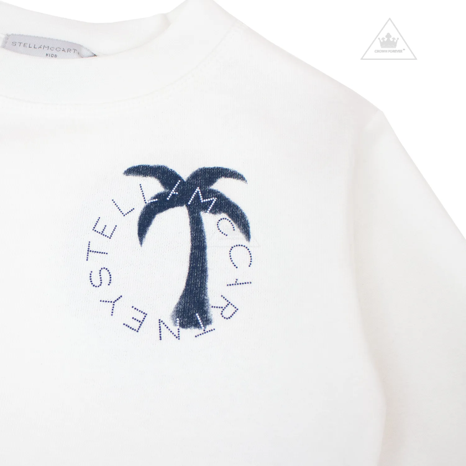 Stella McCarney Kids Hoodies>Stella Mccartney Kids Organic Cotton Palm Sweatshirt